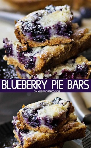 Blueberry Pie Bars 