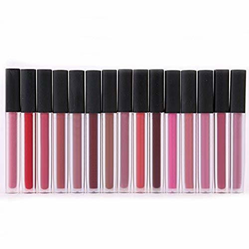 Social whobabe huda16 Lippenstift Juego 16 Matte brillo de labios Colores 16