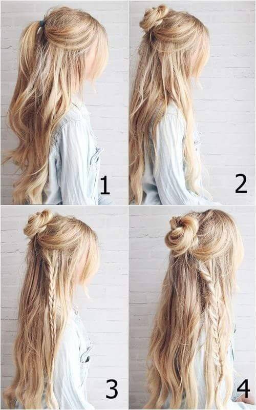 Moda Penteado Boho Hippie 