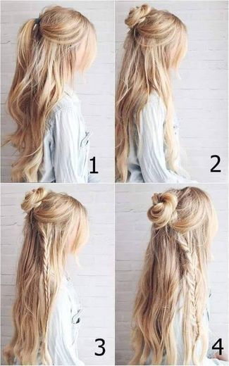 Penteado Boho Hippie 