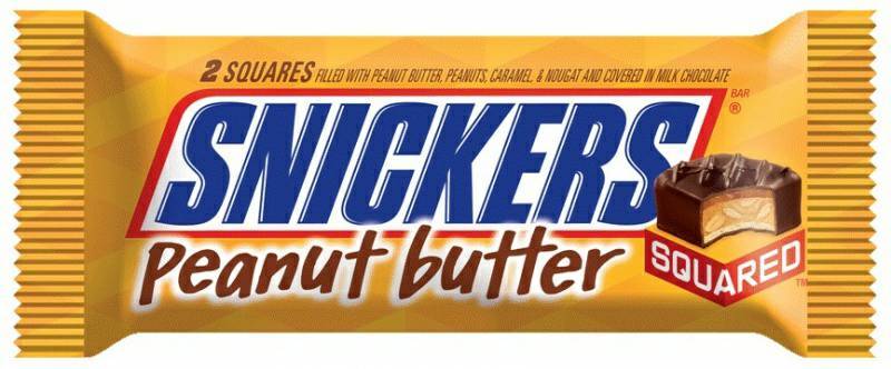 Producto Snickers de manteiga de amendoim