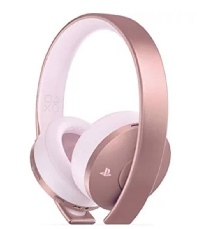 Moda Auscultadores Sony para Ps4 Rose Gold