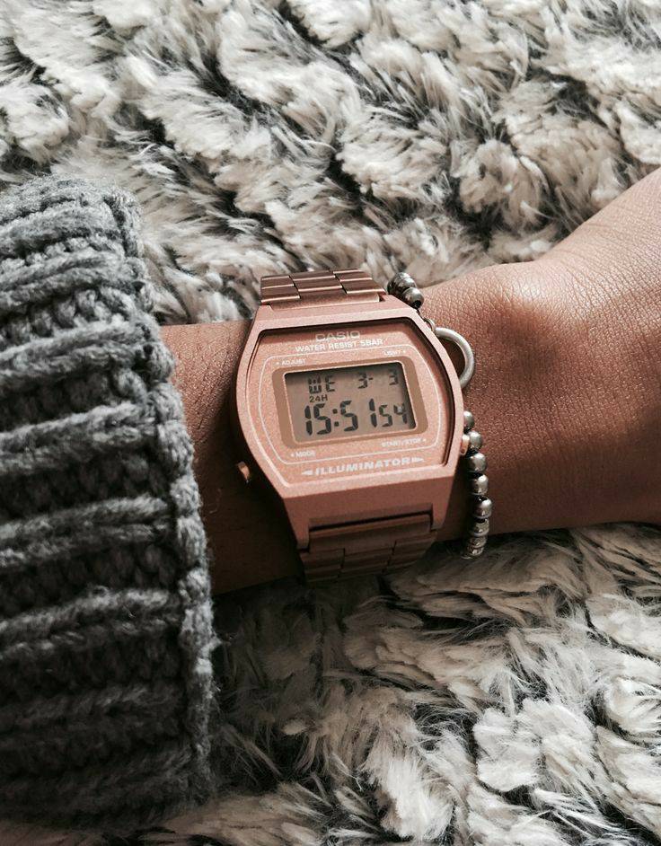 Moda Casio Rose Gold