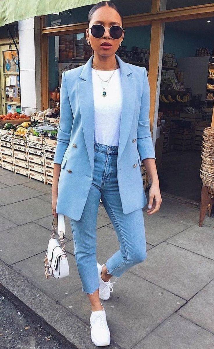 Fashion Blazer + jeans