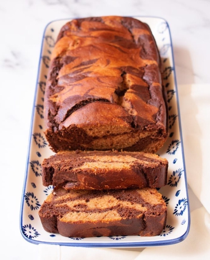 Social Bolo de mármore vegan 