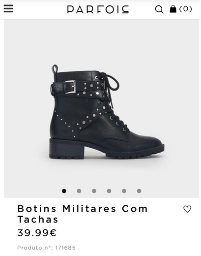 Botas Militares Parfois 