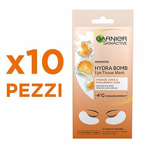 Social Garnier Skin Active Mascarilla de Tela Contorno de Ojos Anti-Fatiga y Anti-Ojeras