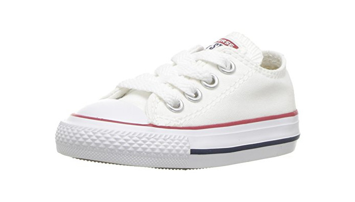 Moda Converse Chuck Taylor All Star, Zapatillas de Lona Infantil, Blanco, 29 EU