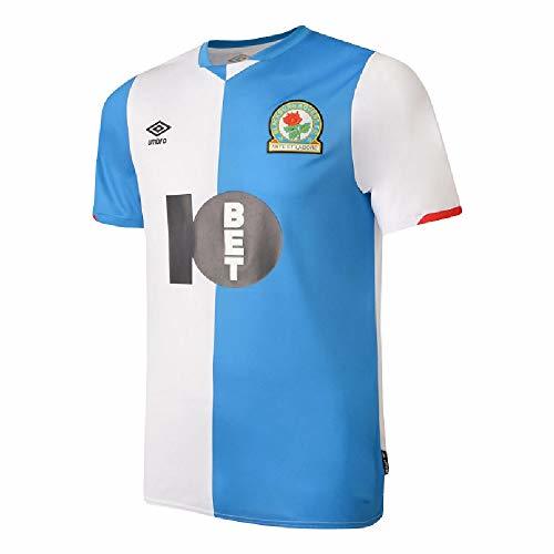 Products UMBRO 2019-2020 Blackburn Rovers Home Football Soccer T-Shirt Camiseta