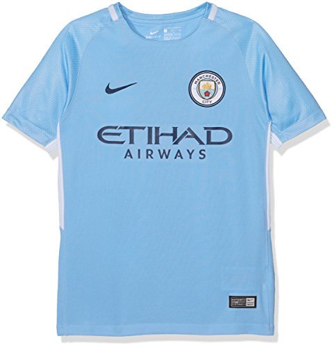 Lugar Nike MCFC Y NK BRT STAD JSY SS HM Camiseta 1ª equipación