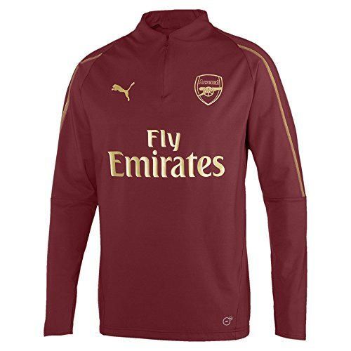 PUMA Arsenal FC 1/4 Zip Top with EPL Sponsor Logo Camiseta