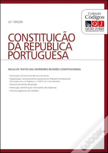 Constituição da República Portuguesa
(23ª edição)