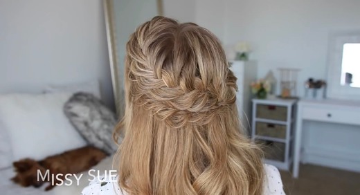 Half Up Double Fishtail French Braids