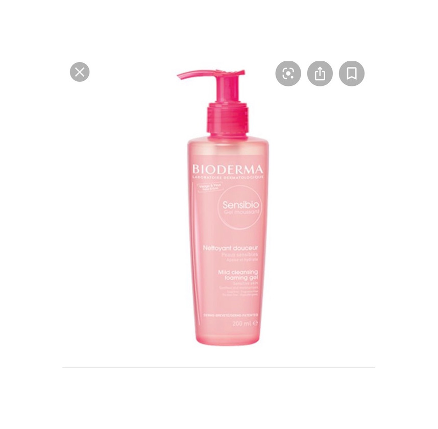 Producto Bioderma- gel de limpeza 