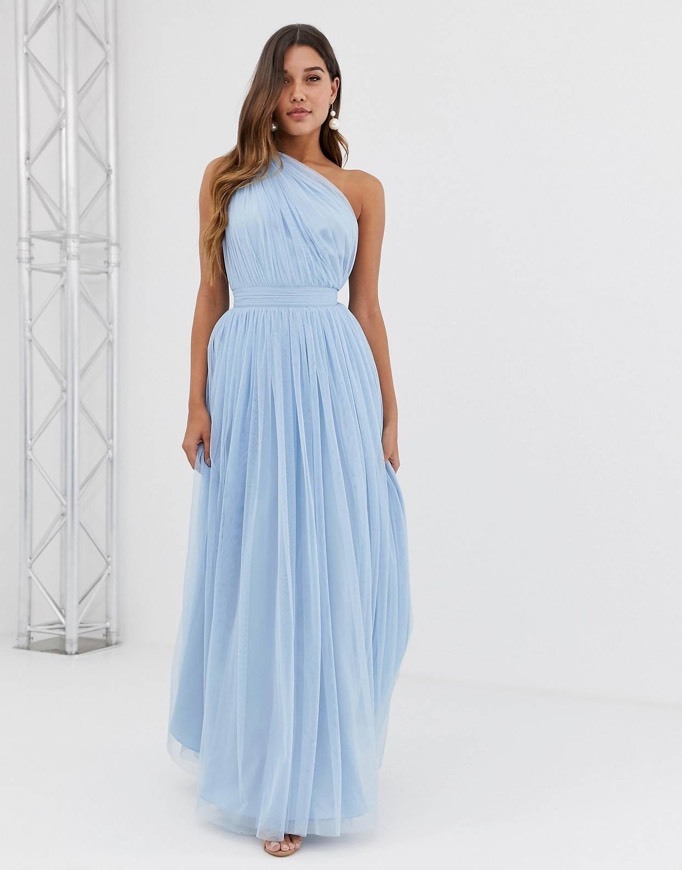 Products Blue Maxi Tulle Dress 