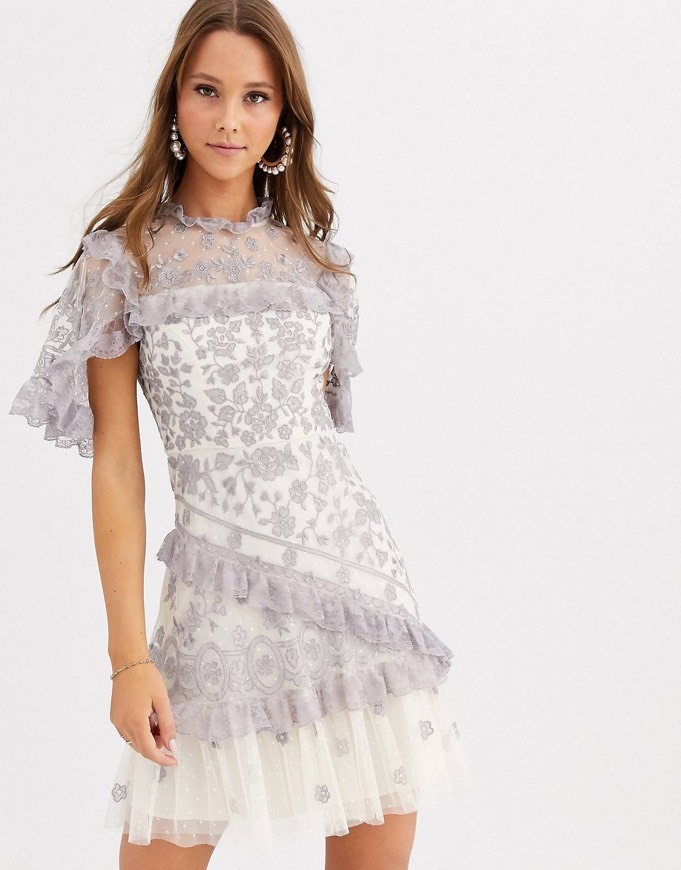 Products Needle & Thread Lace Mini Dress