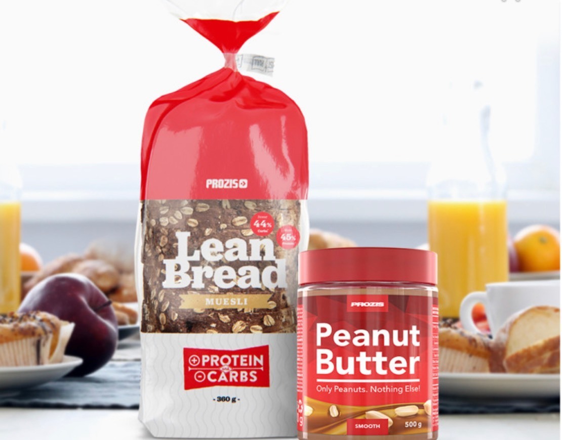 Moda Lean Bread - Muesli 360 g + Peanut Butter 500 g