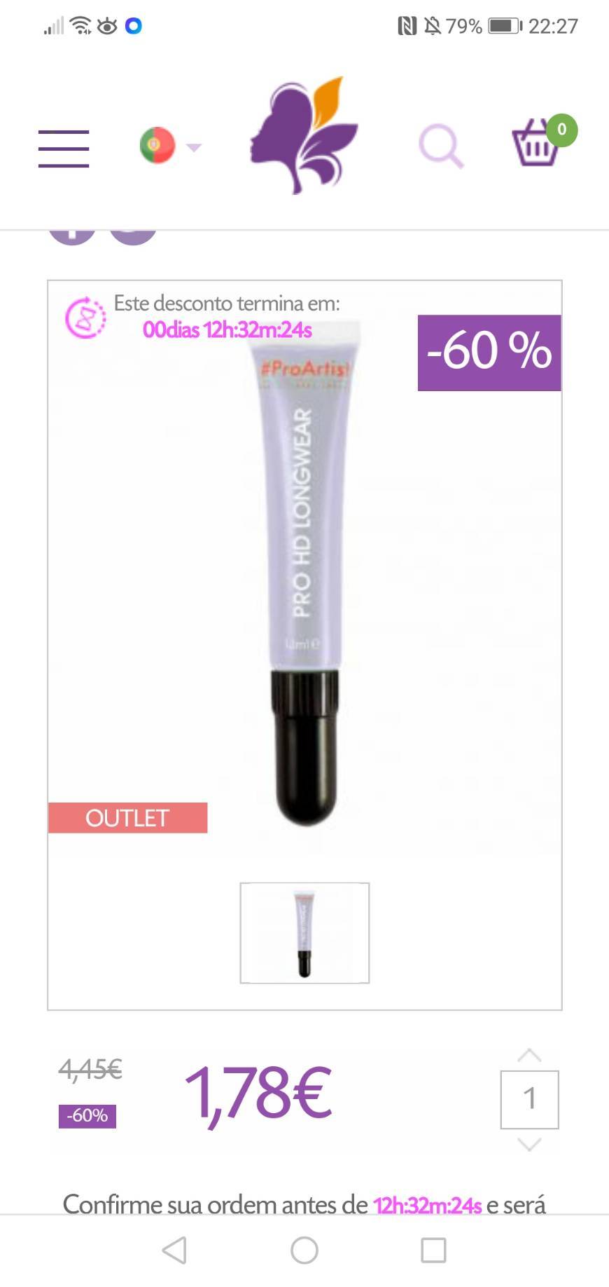 ProArtist Freedom - Pro HD Longwear Corrector - Lila

