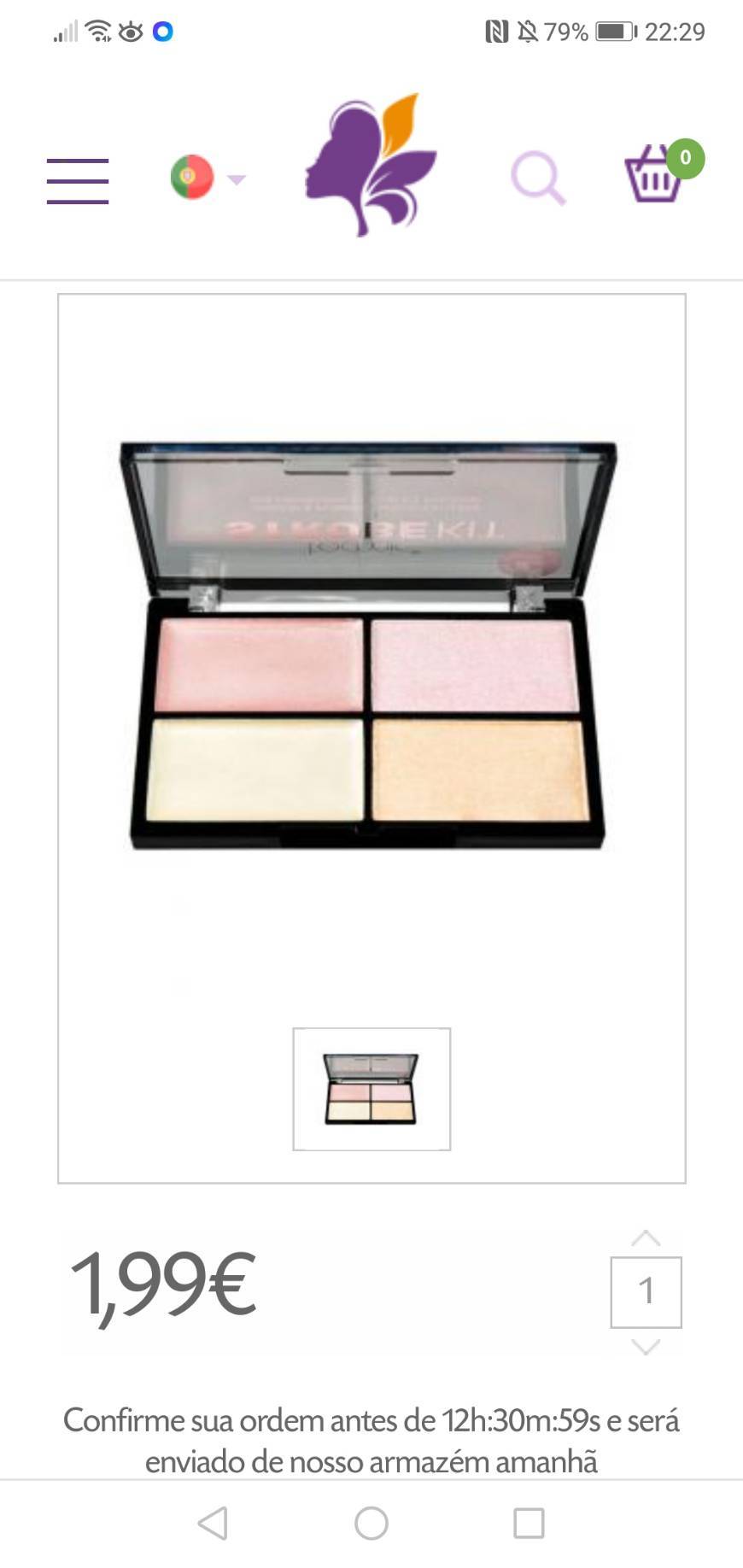 Paleta de iluminadores technic
