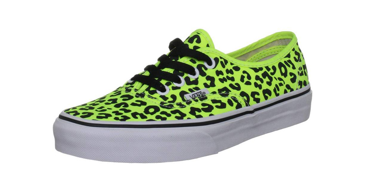 Social Vans neon leopard