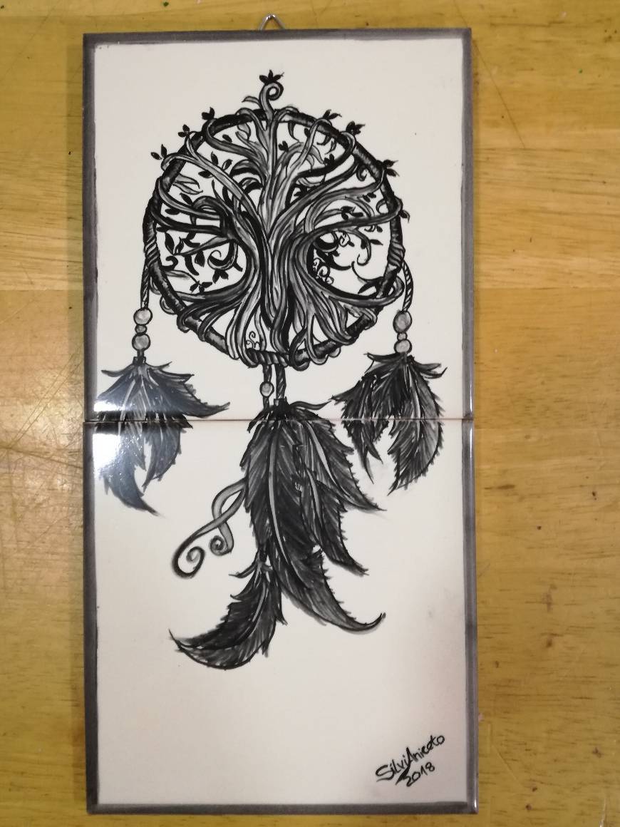 Social Dream catcher preto