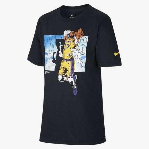 T-shirt NBA Nike LeBron James Lakers Júnior