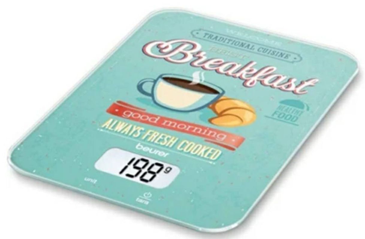 Social Balança de Cozinha BEURER KS-19 Breakfast (Capacidade: 5 Kg ...