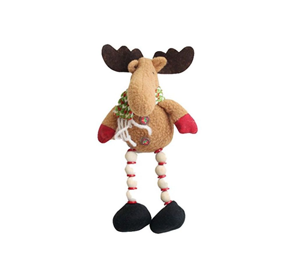 Social Emorias 1 Pcs Juguete de Peluche Navidad Puerta Colgante Dibujos Animados Adornos