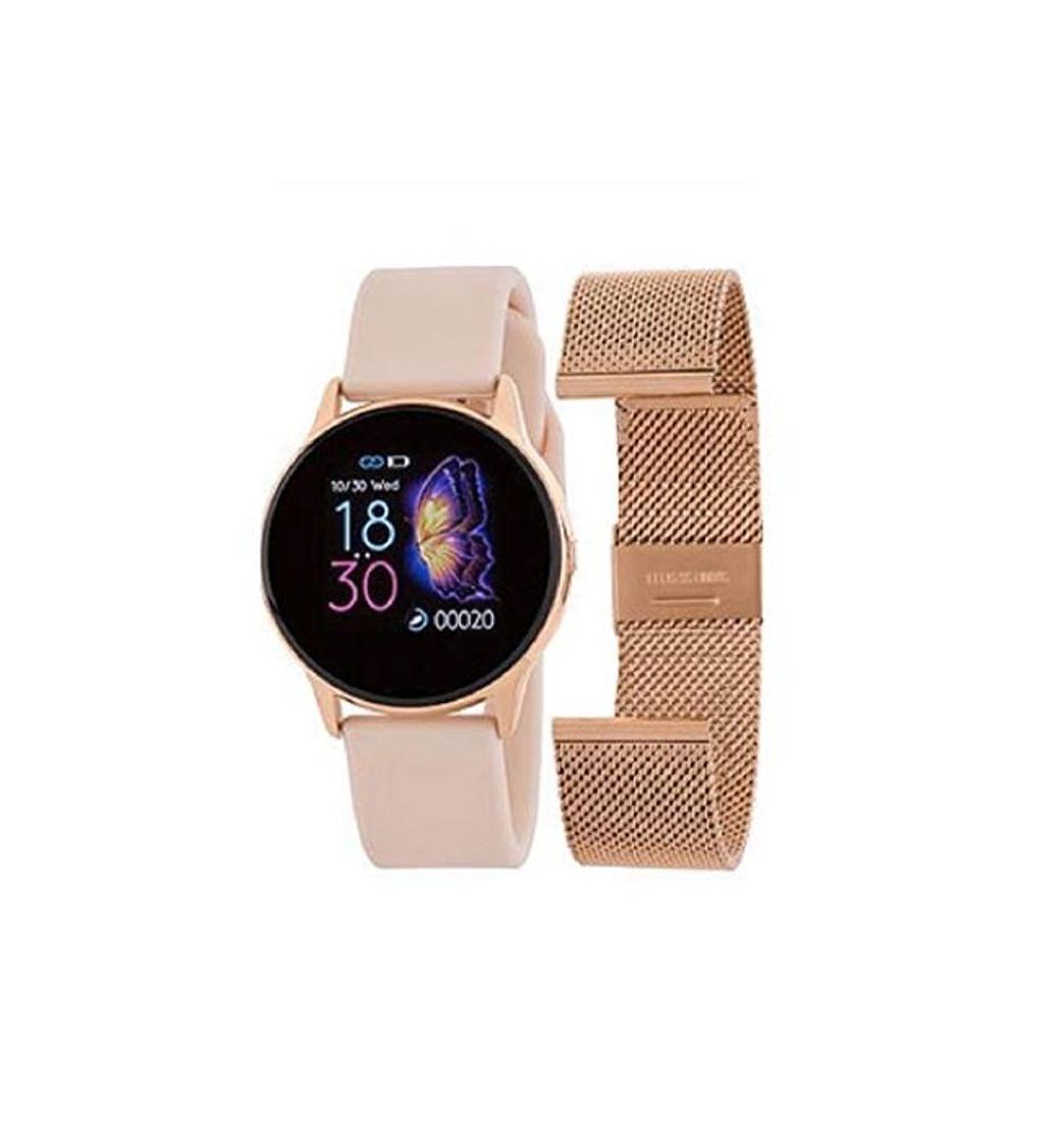 Product Marea Smart B58001/4 Brazalete Intercambiable Acero Oro Rosa y Silicona Rosa