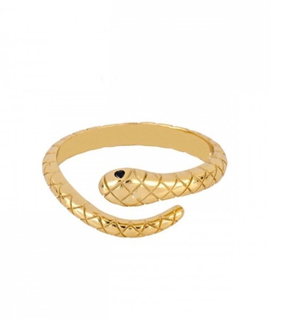 Moda Anillo boa gold