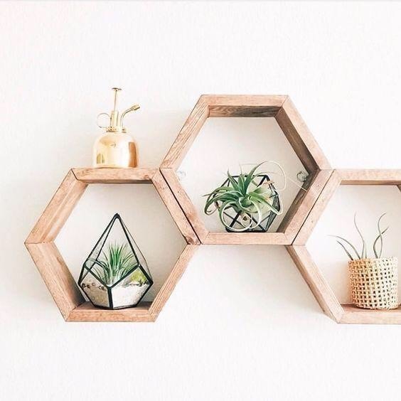 Social Rastro: Estantería Hexágono Olivo – HANNUN