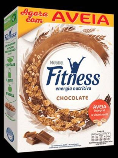 Cereales NESTLÉ Fitness con chocolate con leche - Copos de trigo integral