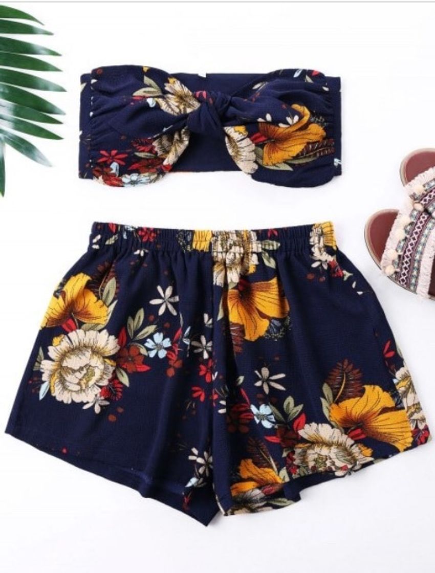 Fashion Conjunto flower print