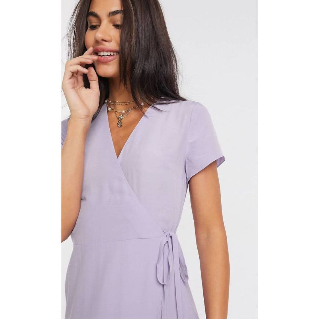 Moda Warehouse wrap midi dress