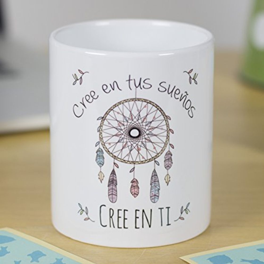 Social La Mente es Maravillosa - Taza con Frase y dibujo. Regalo original