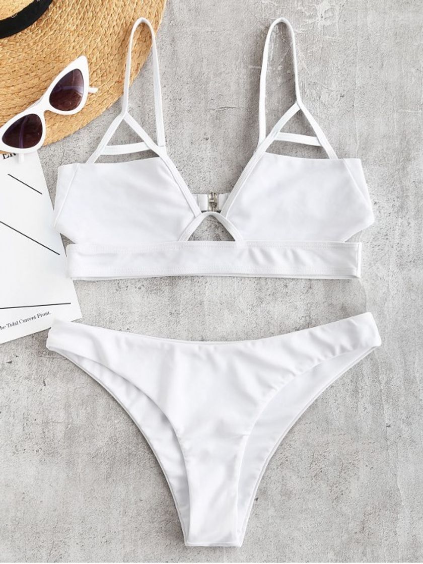 Product Cut Out Bralette Bikini Set