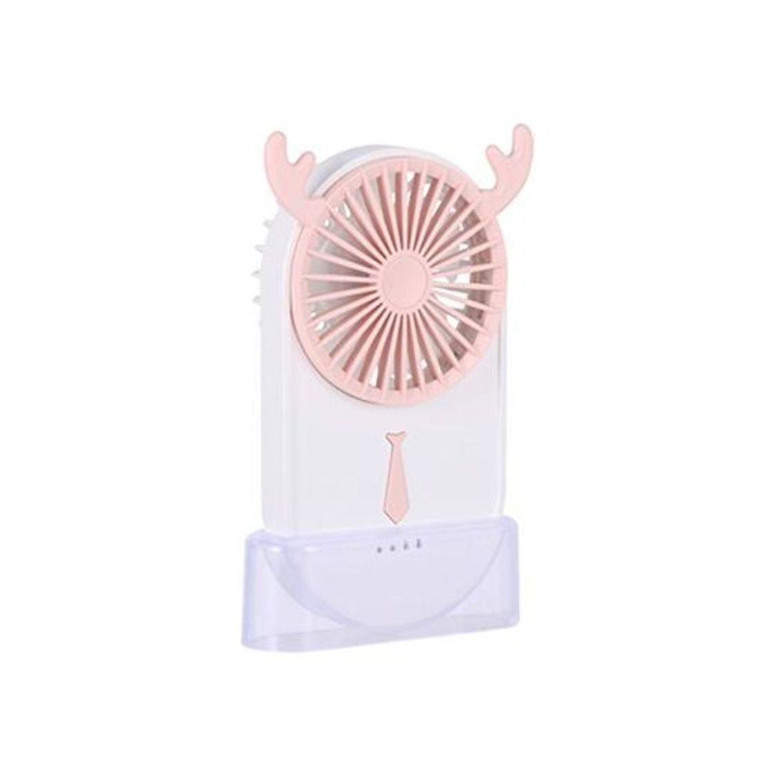 Producto NICERIO Mini Ventilador de Escritorio Cornamenta USB Portátil Forma Ventilador Personal Silencio