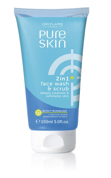 Moda Limpeza e Esfoliante Facial Purificante 2 em 1 Pure Skin