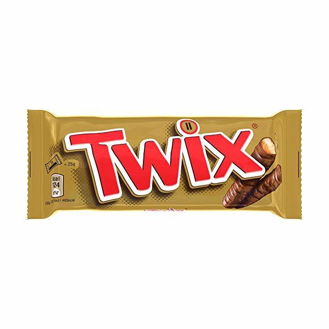 Producto TWIX cerrojo de chocolate 25 X