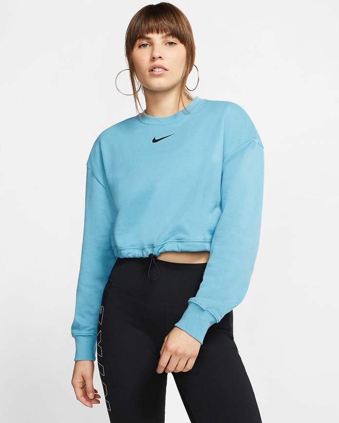 Moda Camisola em tecido moletão para mulher Nike Sportswear Swoos