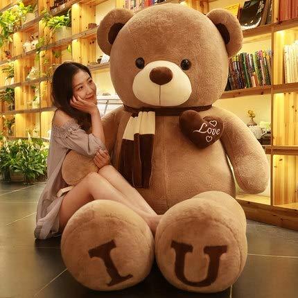Social CGDZ Tallas Grandes Teddy Osito de Piel Dulce corazón Abrigo de Oso