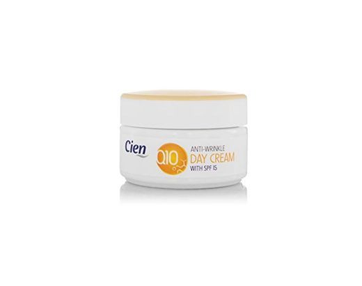 Crema Cien Q10 Antiarrugas con Vitamina E y Filtro UV 50 ml