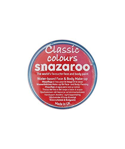 Product 18ml Face and Body Paint - Bright Red, RED, Snazaroo Cosmetics, Halloween,