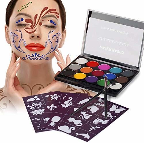 XPASSION Kit de Pintura Facial. Set de Maquillaje