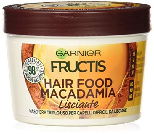 Garnier Fructis Hair Food - Máscara 3 en 1 con fórmula vegana