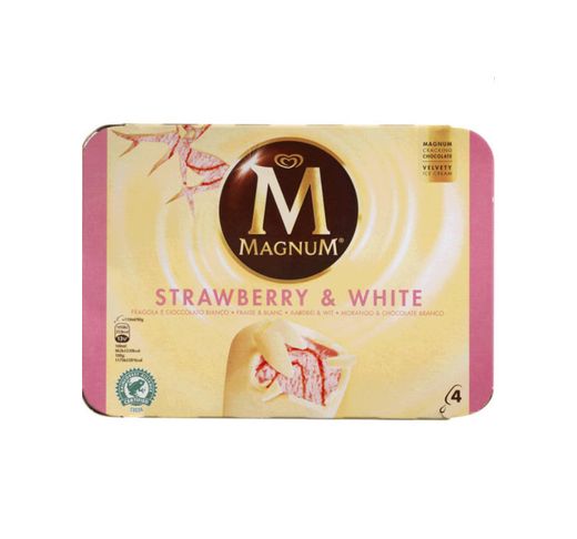 Magnum Strawberry & White