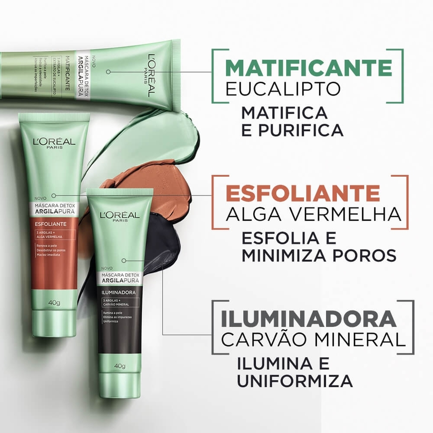 Products L'Oréal máscara de argila