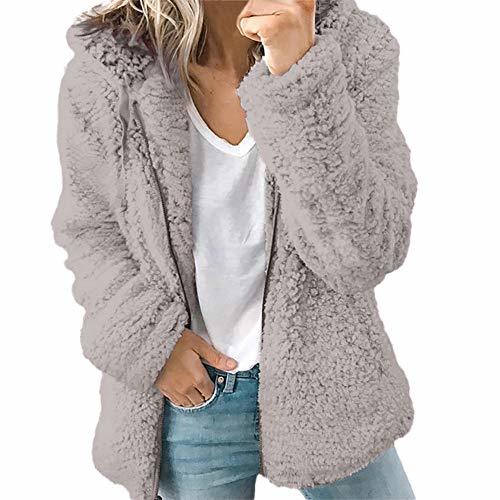 Fashion Overdose 2019 Nuevas Mujeres Chaqueta OtoñO Manga Larga Gruesa Sudadera con Cremallera