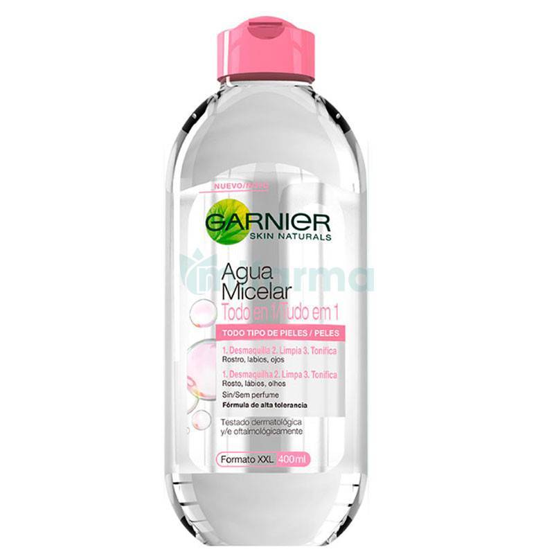 Moda AGUA MICELAR TODO EN 1 GARNIER 400ML

