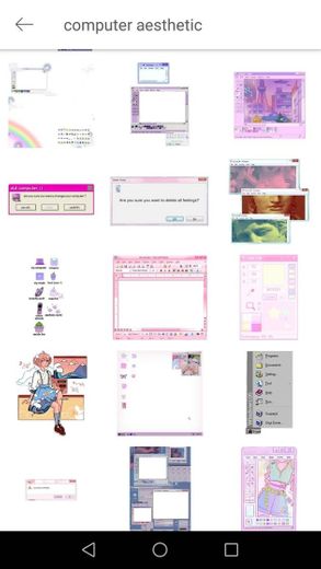 Computer aesthetic 